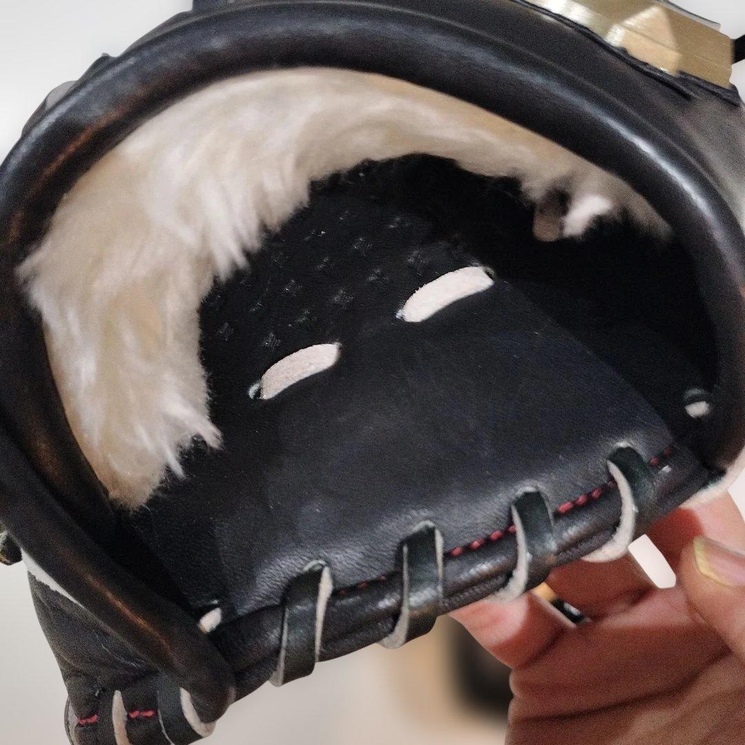 限定モデル ブラック/レッド 軟式グローブ