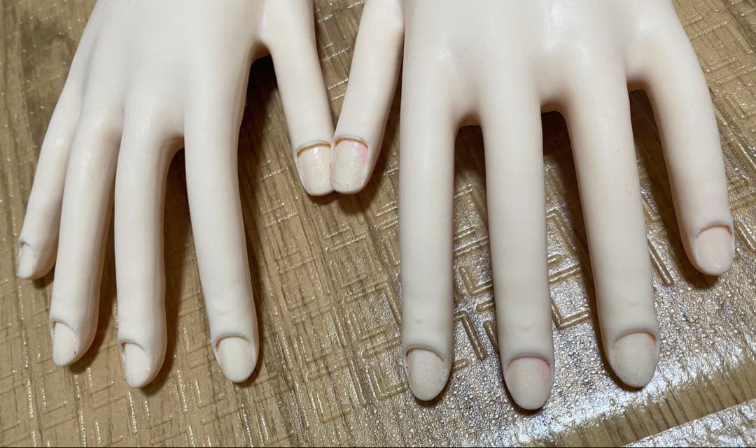 モデルハンド　JNEC認定ネイル技能検定