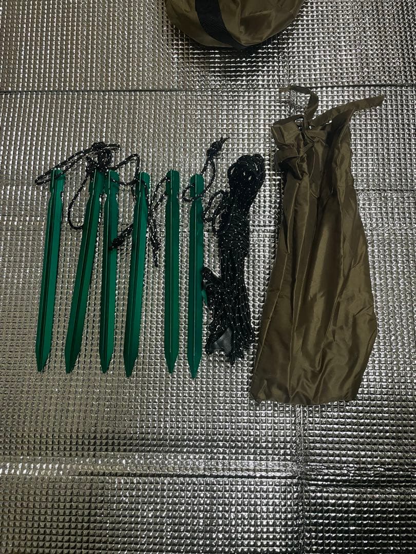 ONETIGRIS ポンチョシェルター2セット ブラウン