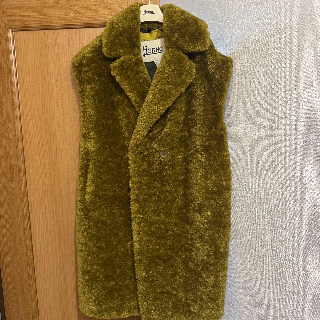 試着のみ HERNO ヘルノ ジレ ベスト 44