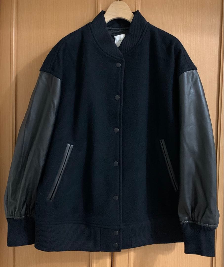 スピックアンドスパン　スタジアムジャンパーサイズ36 S ブラック