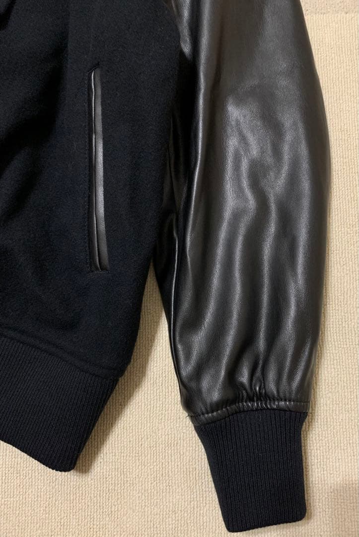 スピックアンドスパン　スタジアムジャンパーサイズ36 S ブラック