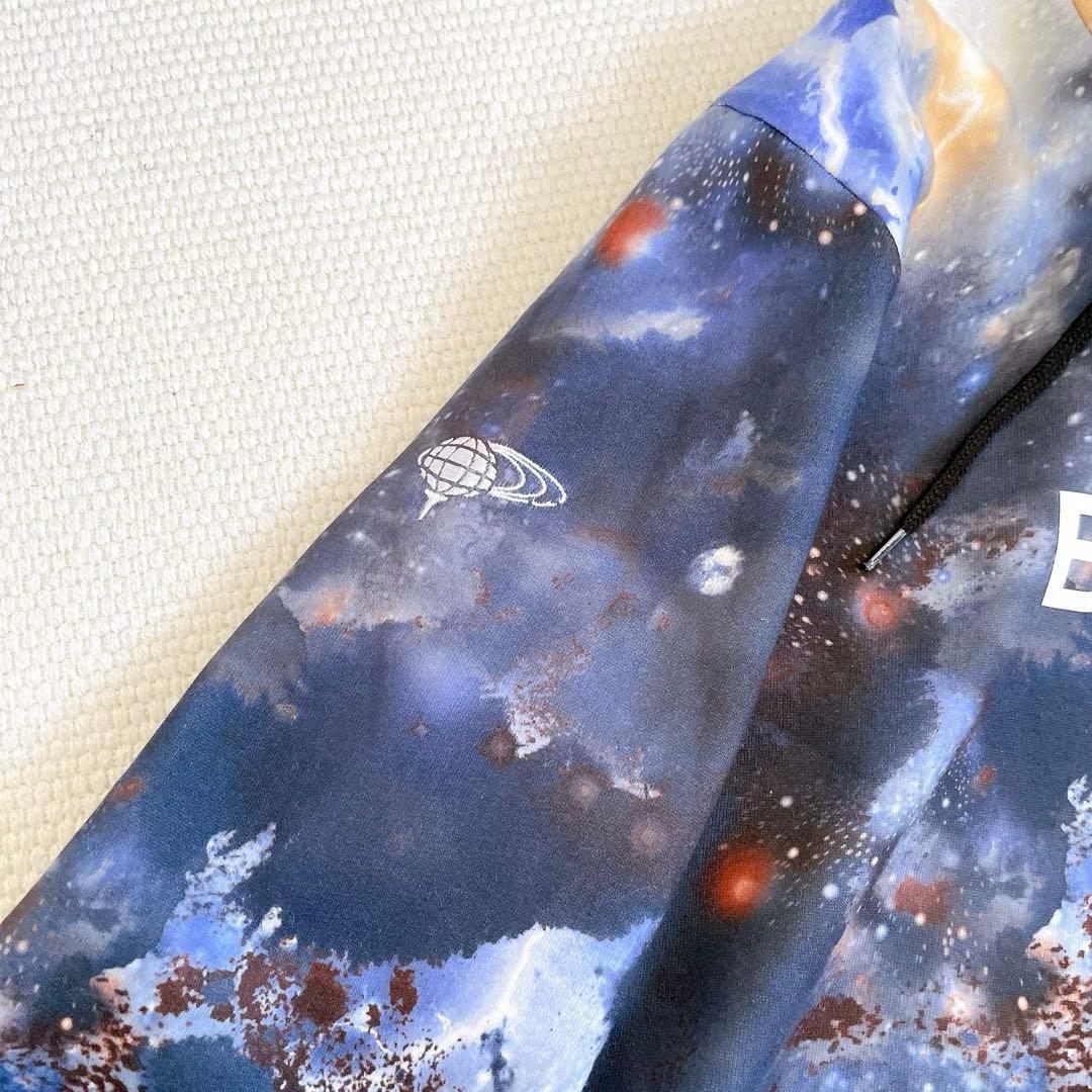 BEAMSGOLF ビームスゴルフ　宇宙プリントスウェットパーカー　L