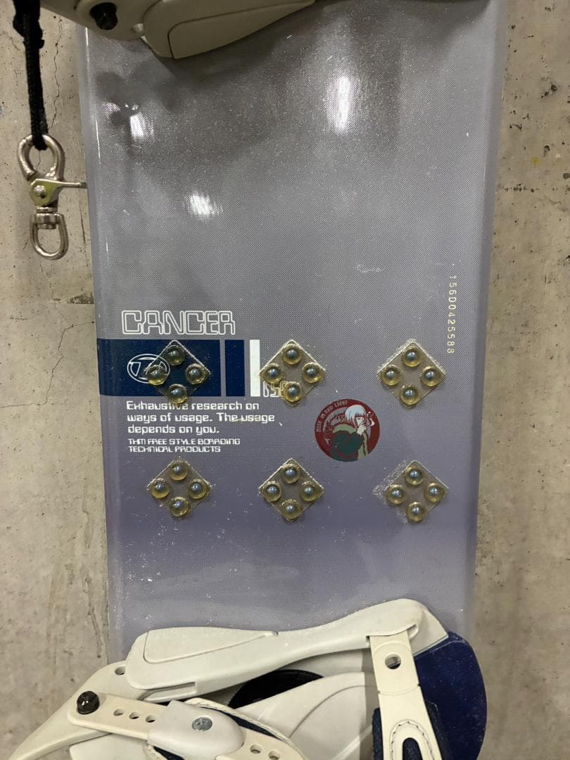 ら*様 CANCER スノーボード グラフィックデザイン+ブーツセット♪♪「