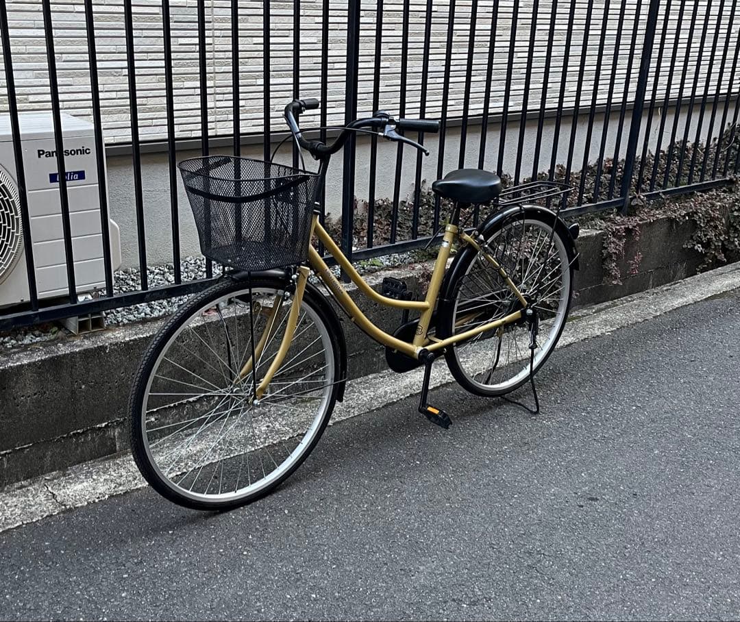 26インチ　シティーサイクル　自転車　ママチャリ　大阪から