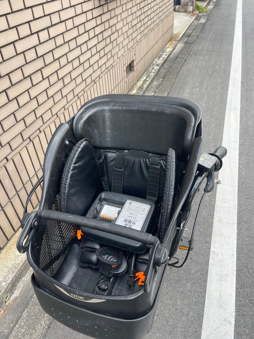 レッド 電動アシスト自転車 チャイルドシート付き