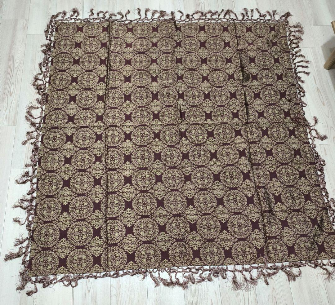 【超希少116cm大判】龍村美術織物 非売品 大阪証券取引所記念 四天王狩猟文錦