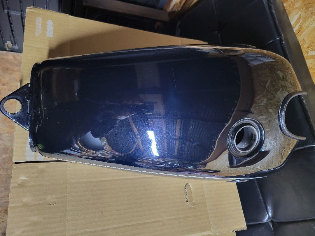 SR400 純正タンク ブラック RH01J