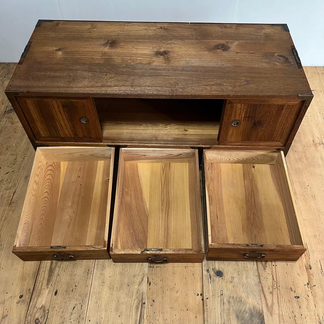 アンティーク タンス チェスト テレビ台 ローボード 展示台 z725