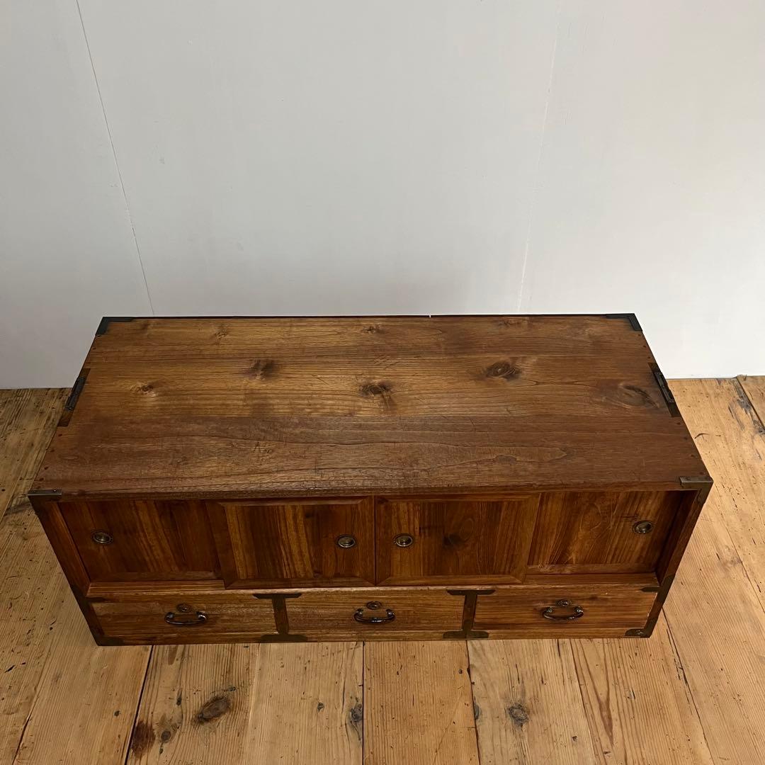 アンティーク タンス チェスト テレビ台 ローボード 展示台 z725