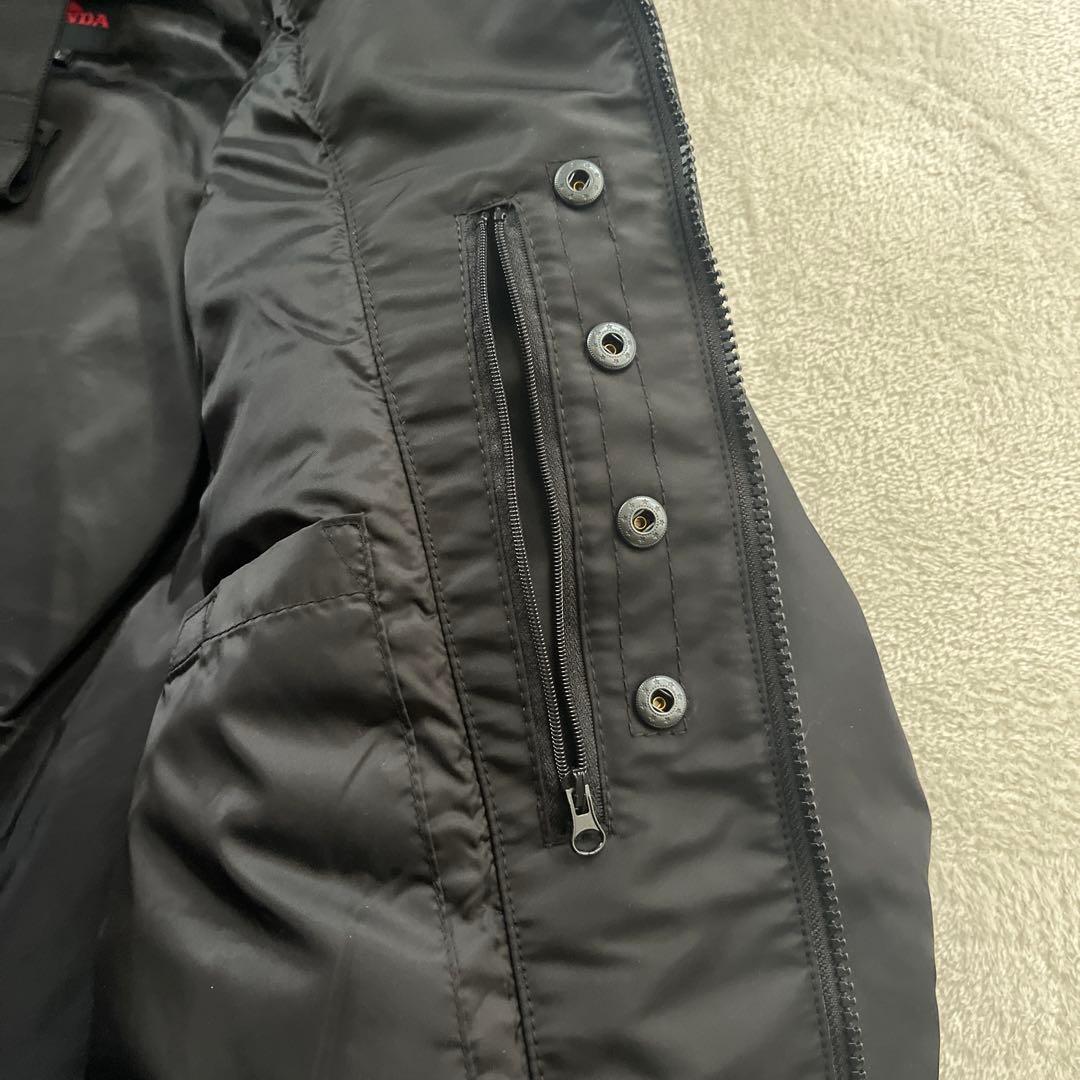 ●ホンダ　MA-1 ライダージャケット　モーターウェア　フーディ　バイクウエアー