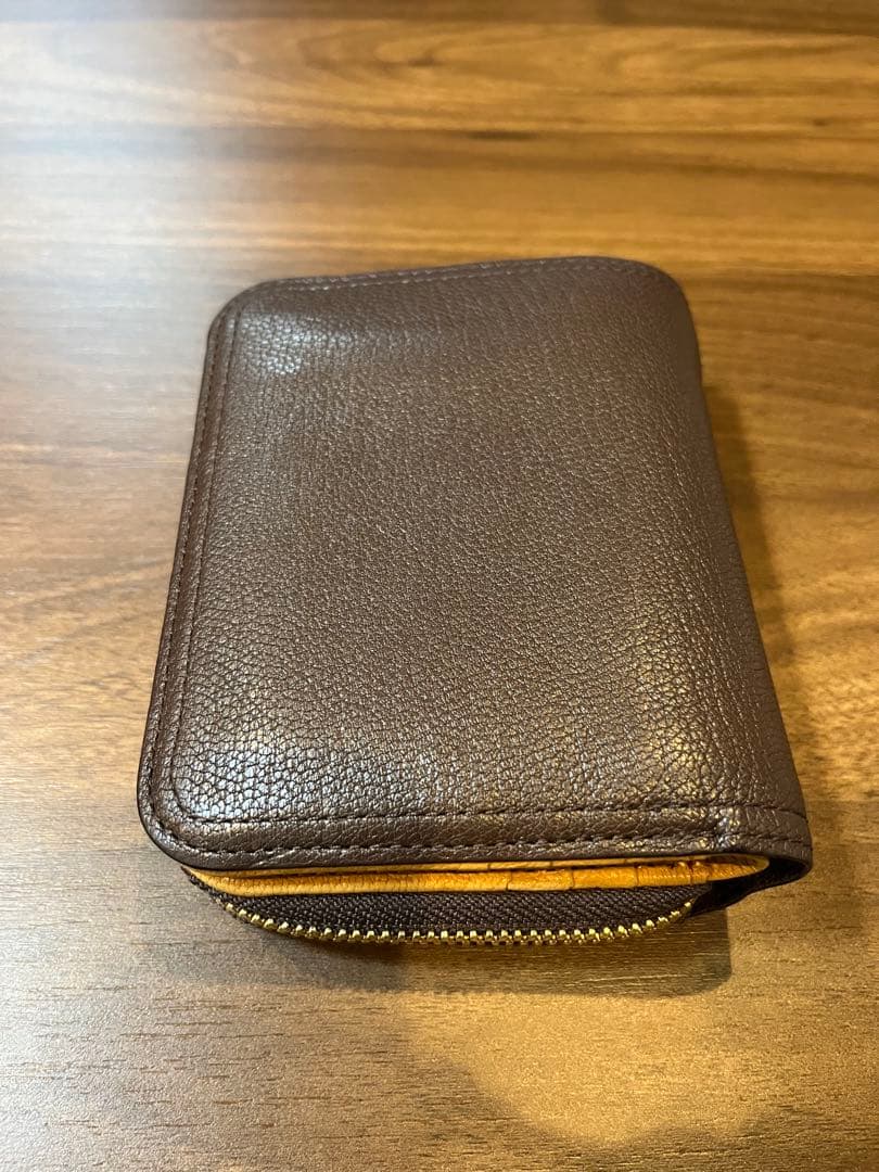 PORTER / DOUBLE WALLET ブラウン/オレンジ　完売品