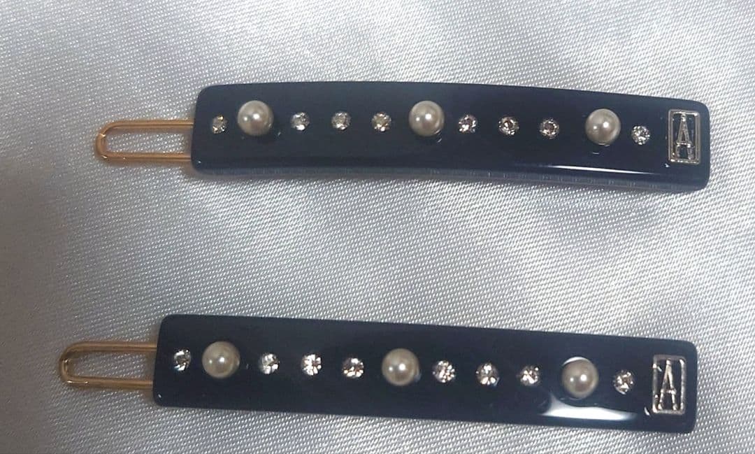 ALEXANDRE DE PARIS ヘアピン ボールピン パール付き