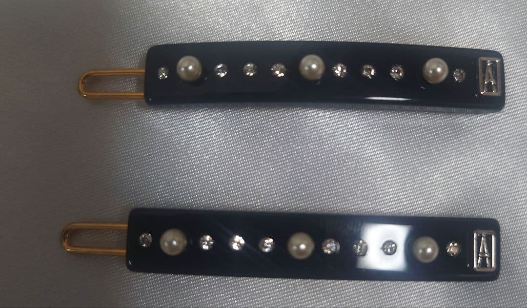 ALEXANDRE DE PARIS ヘアピン ボールピン パール付き