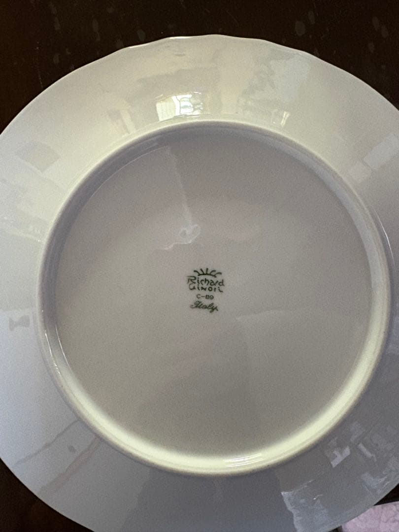 Richard Ginori 白い皿 26cm ５枚セット