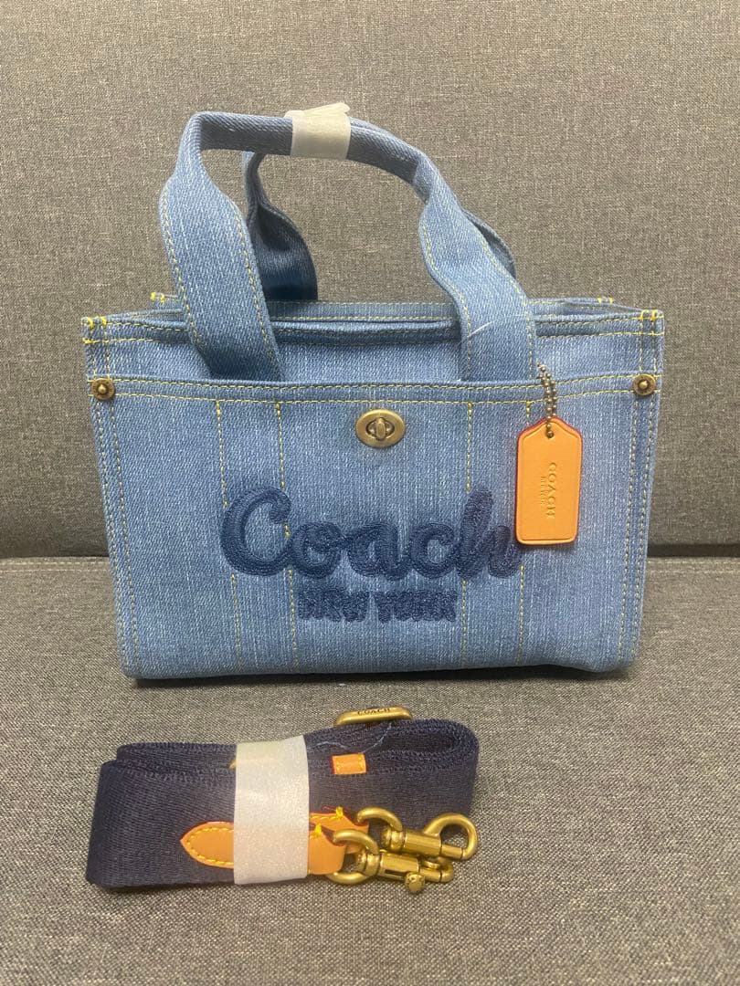 COACH コーチ トートバッグ デニム CR659 2WAY