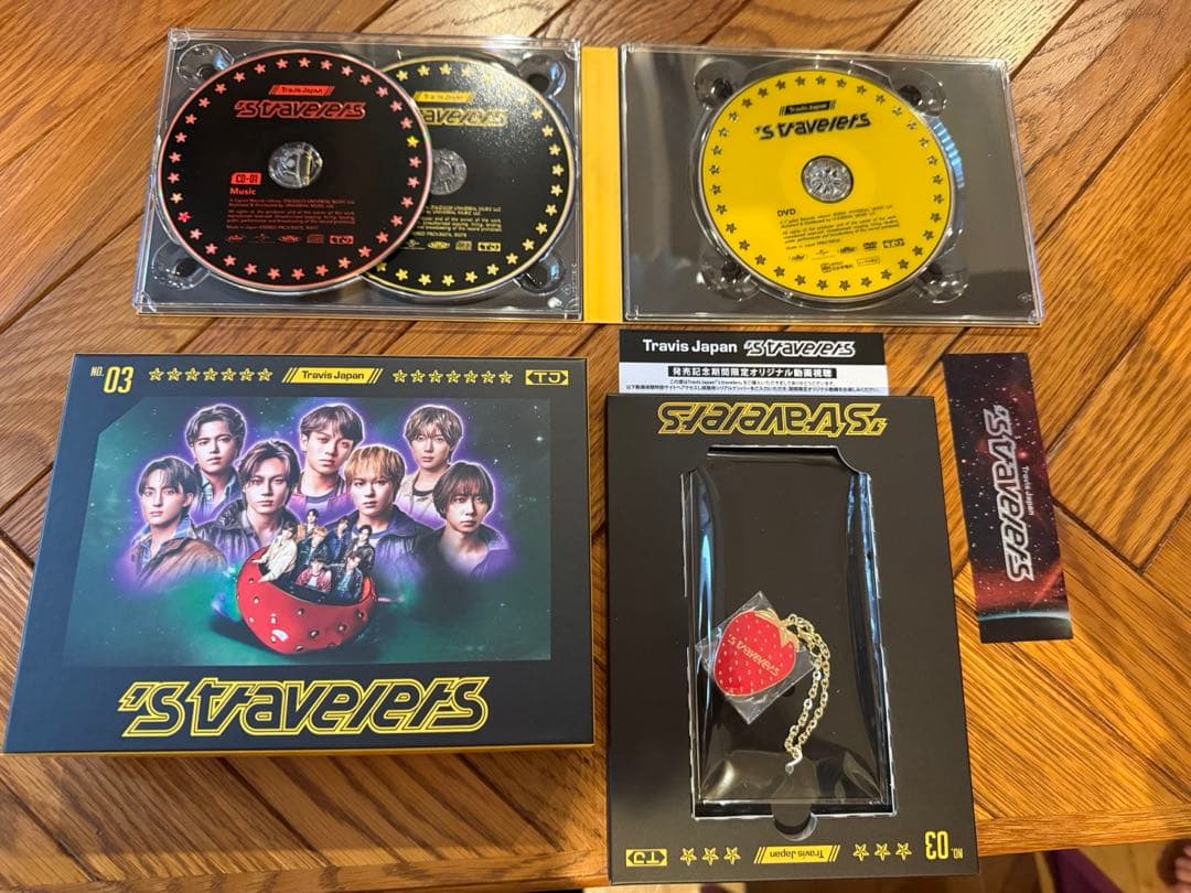 Travis Japan 's travelers初回T盤J盤通常盤FC盤セット
