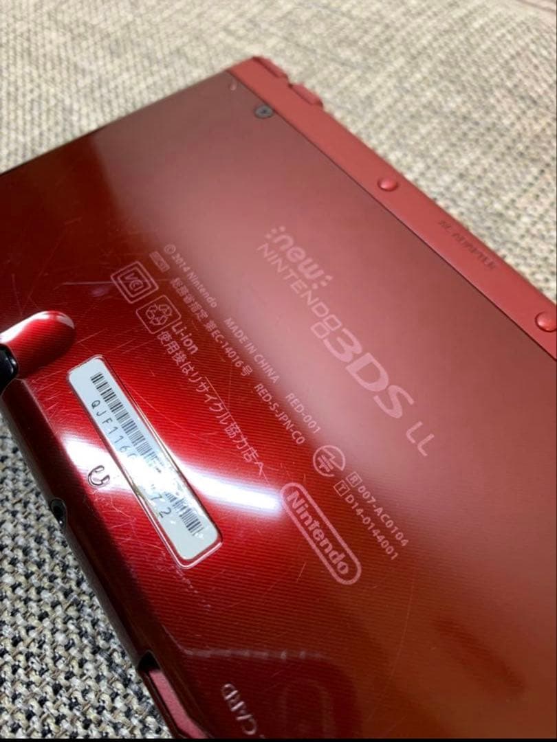 訳あり美品✨32GBSDカード　Newニンテンドー3DS LL メタリックレッド
