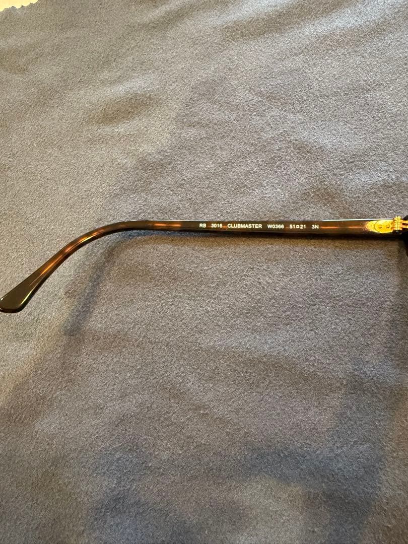 【試着のみ】Ray-Ban レイバン　クラブマスター　RB3016 W0366