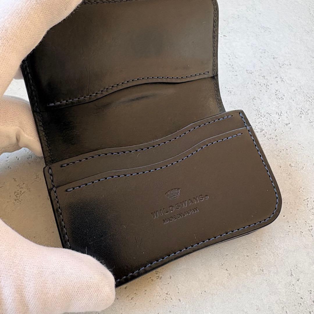 限定WILD SWANS ホーウィン社シェルコードバンウォレット&カードケース