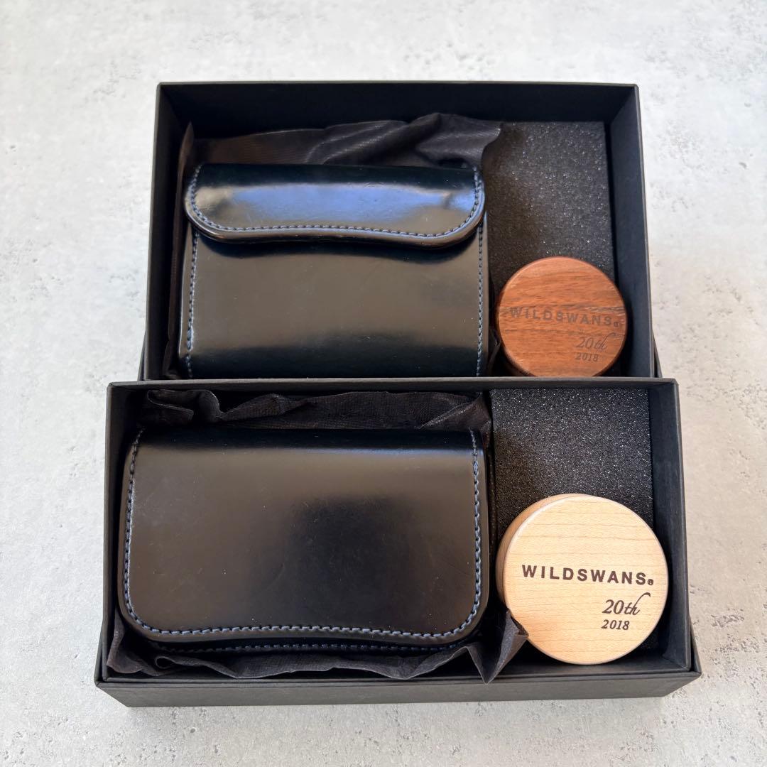 限定WILD SWANS ホーウィン社シェルコードバンウォレット&カードケース