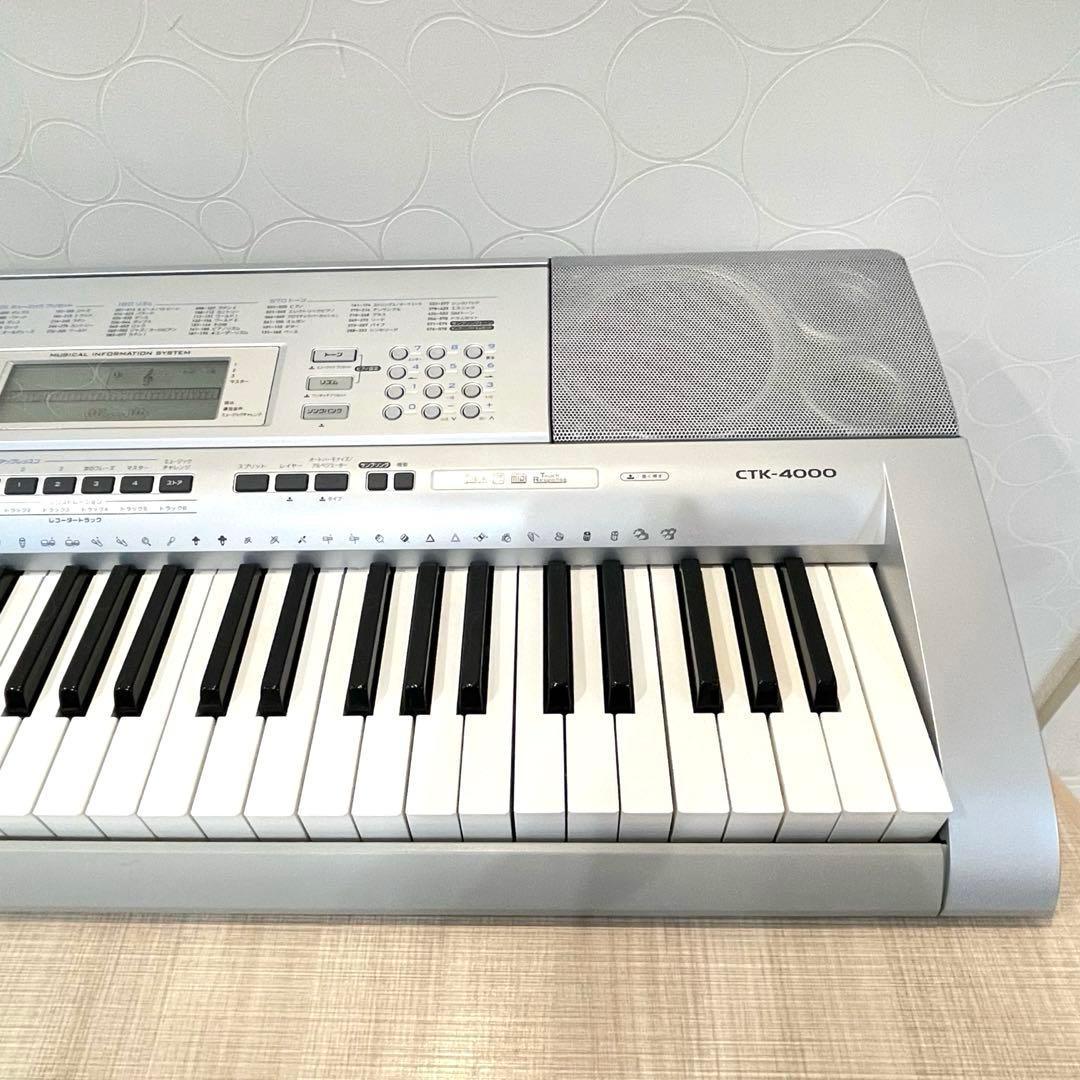 【CASIO】電子ピアノ キーボード CTK-4000 61鍵 USB対応