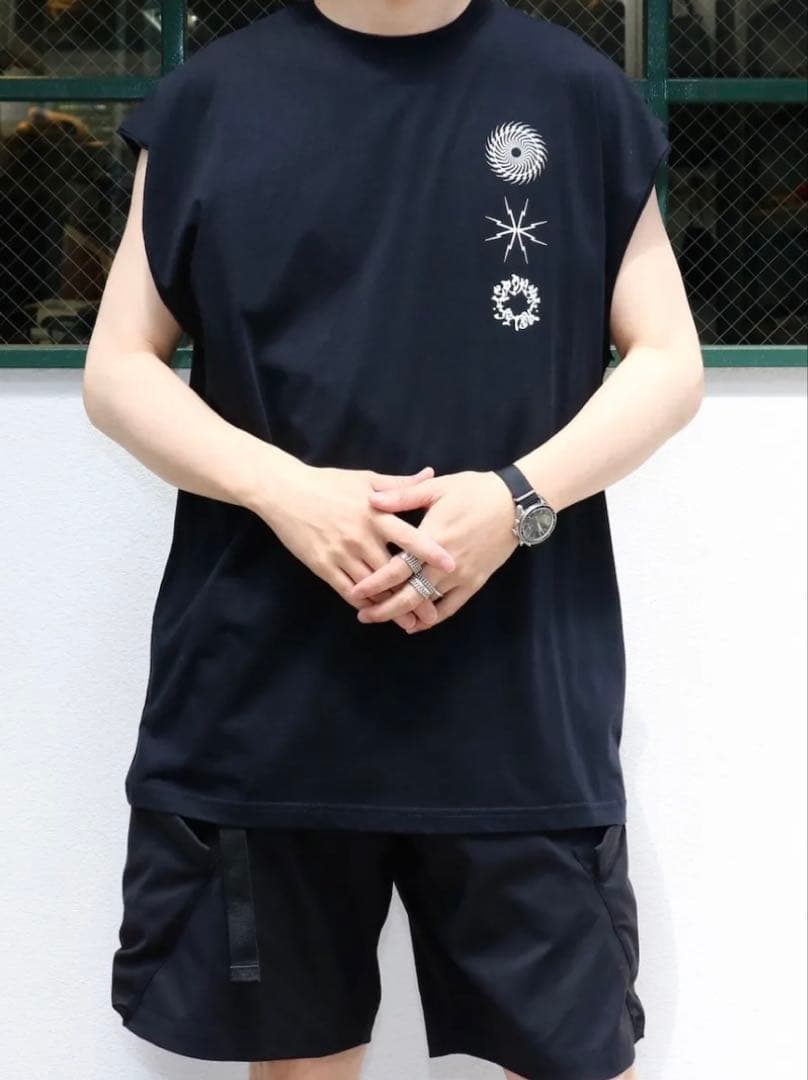 トップス ACRONYM PIMA COTTON SLEEVELESS T-SHIRT