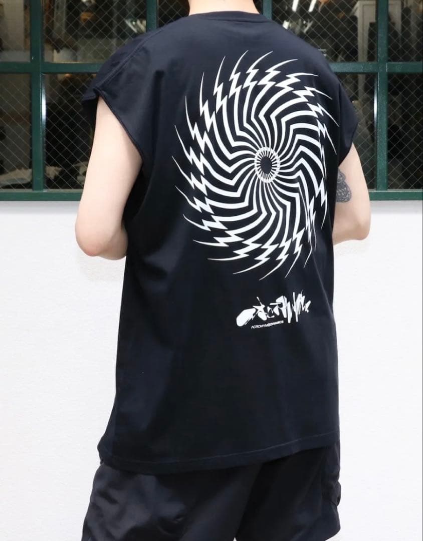 トップス ACRONYM PIMA COTTON SLEEVELESS T-SHIRT