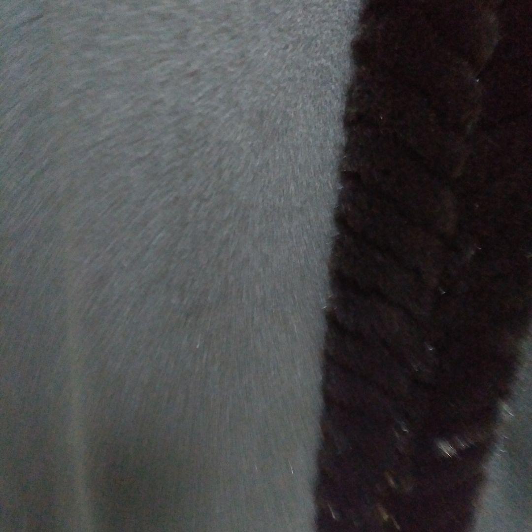 BALMAIN 黒 ロングコート カシミヤ100%フォックスファー襟