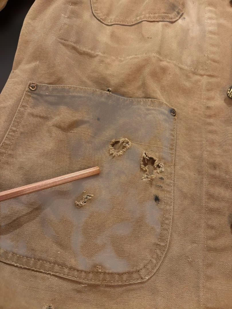 【ボロ】【旧タグ】SIZE 40 Carhartt（カーハート）カバーオール