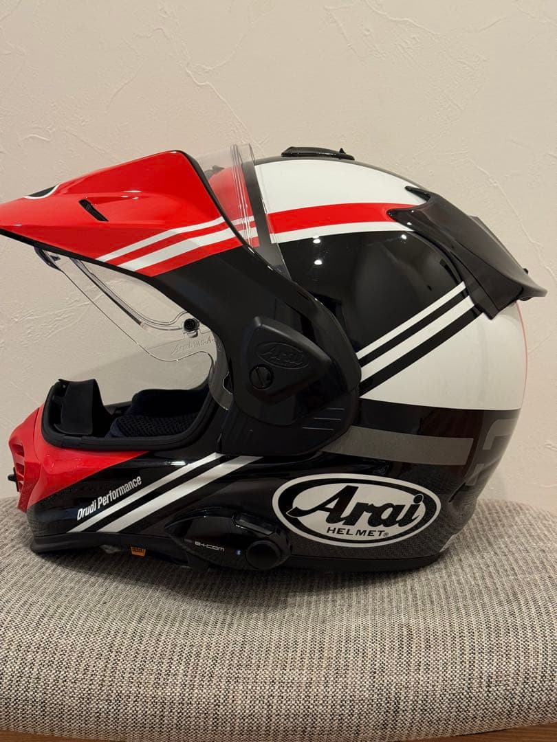 Arai ツアークロスV 57-58 M/L共通帽体 B+COM PLAY付美品