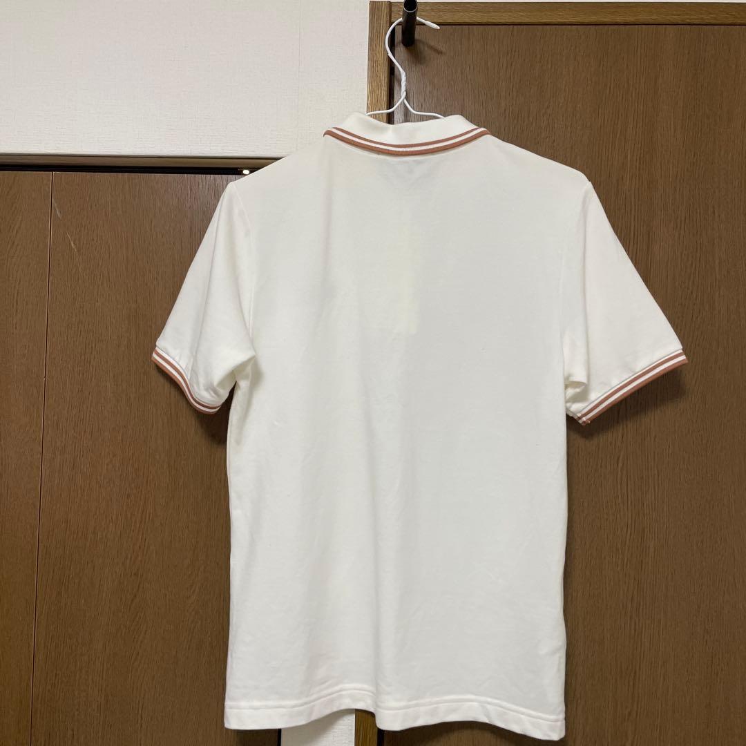 FRED PERRY ホワイトポロシャツ Sサイズ