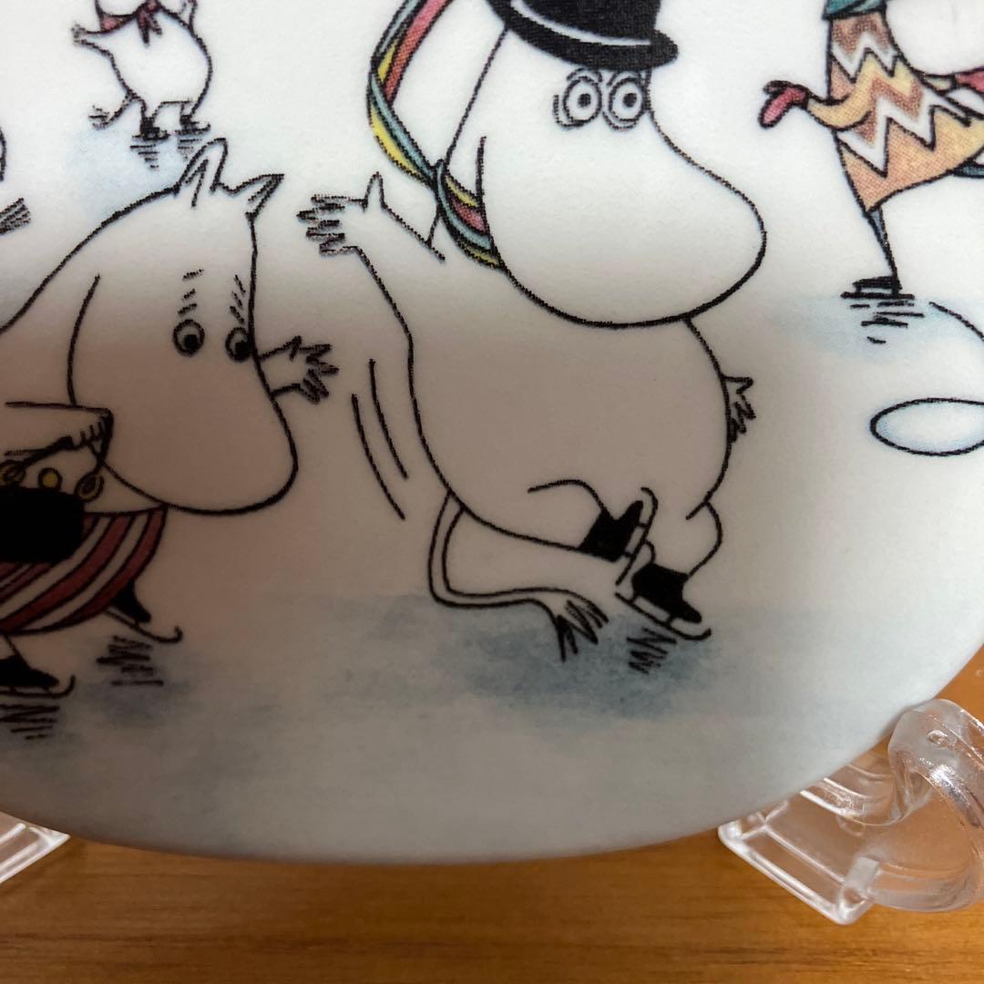 アラビア ムーミン ウォールプレート On Slippery Ice 美品