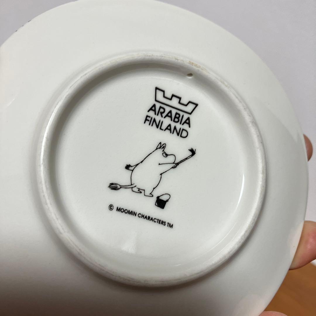 アラビア ムーミン ウォールプレート On Slippery Ice 美品