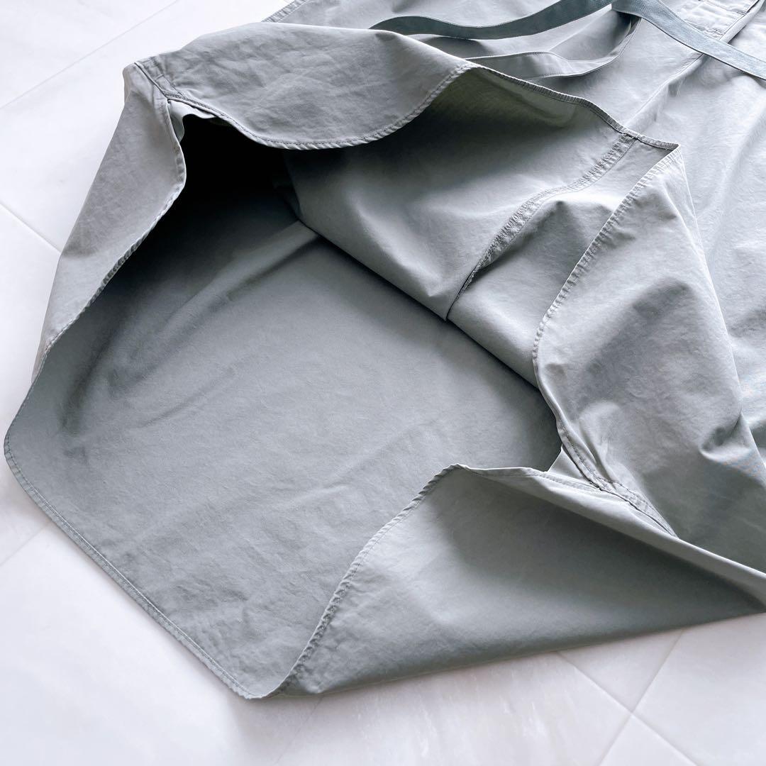 美品✨MHL. DRY COTTON POPLIN シャツワンピース セージⅠ