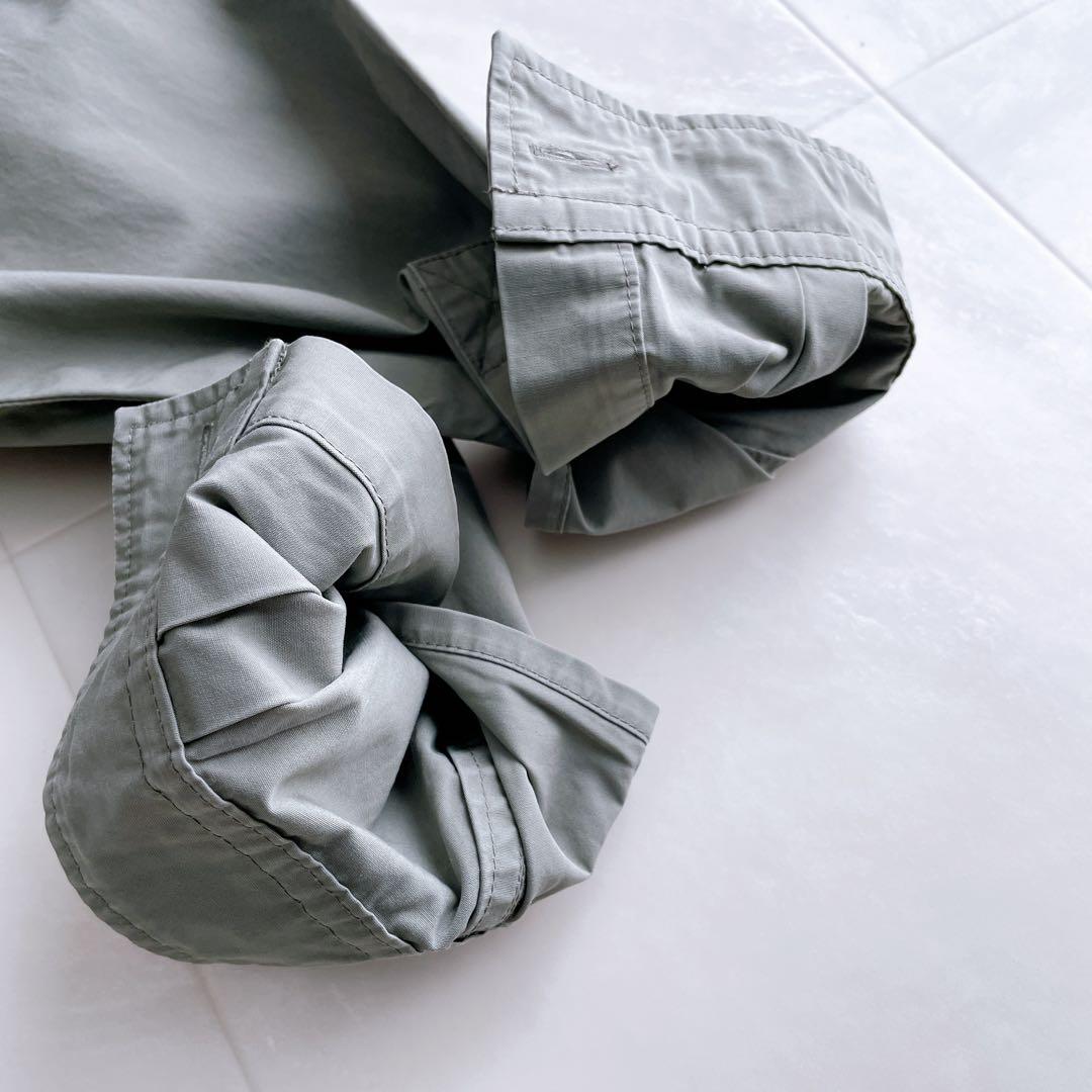 美品✨MHL. DRY COTTON POPLIN シャツワンピース セージⅠ