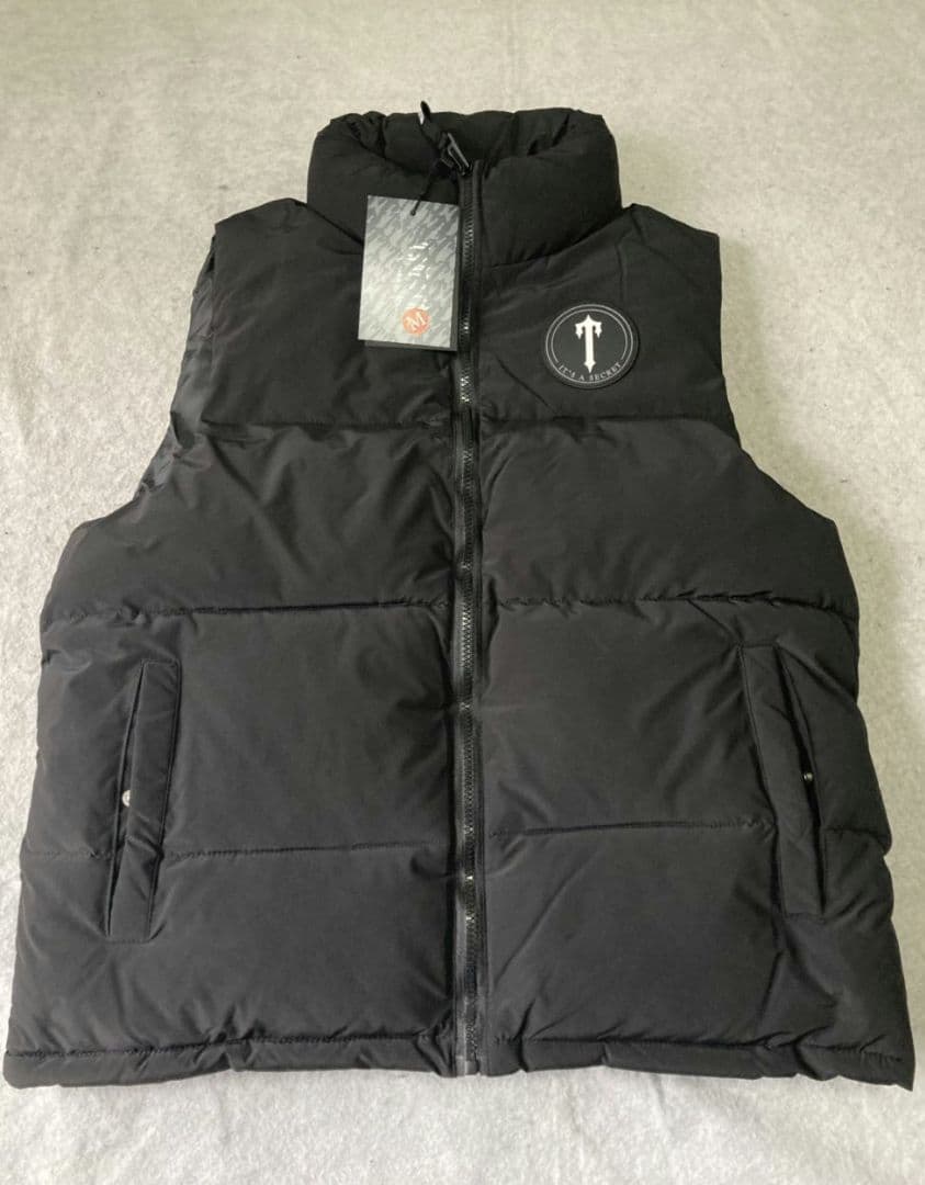 trapstar ダウンベスト M ブラック男女兼用