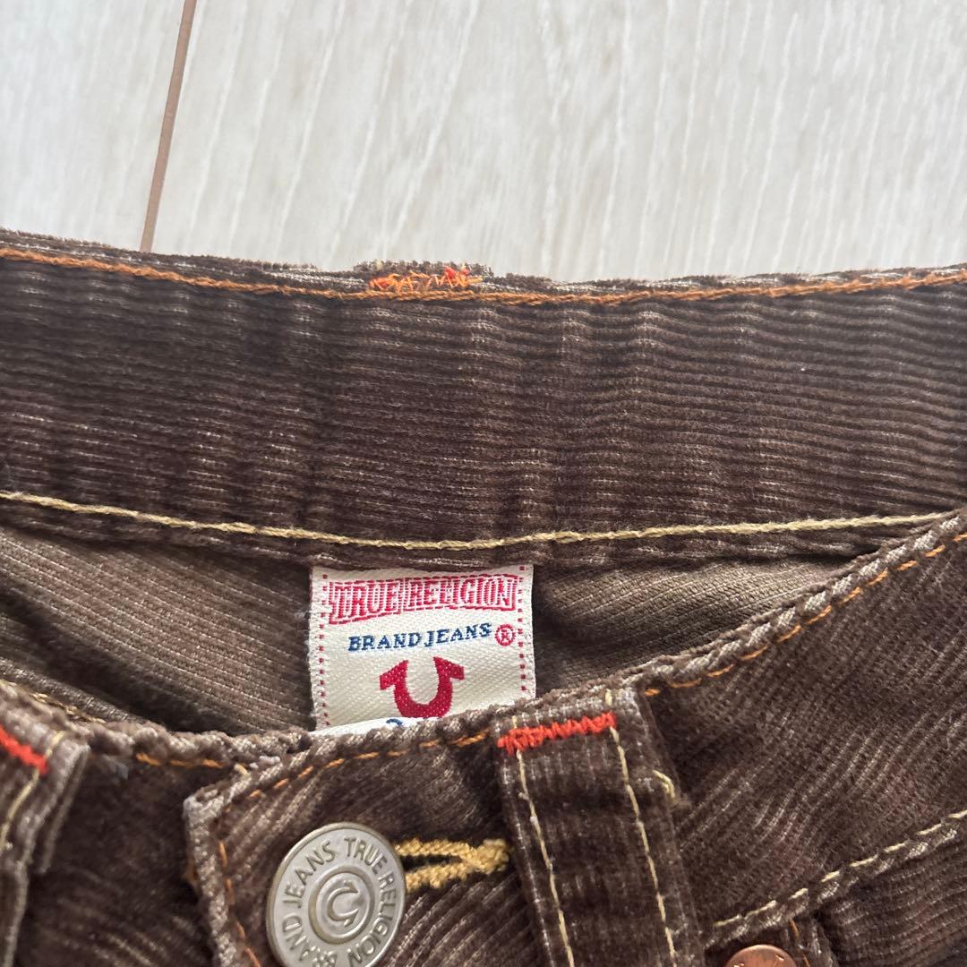 true religion フレアコーデュロイパンツ