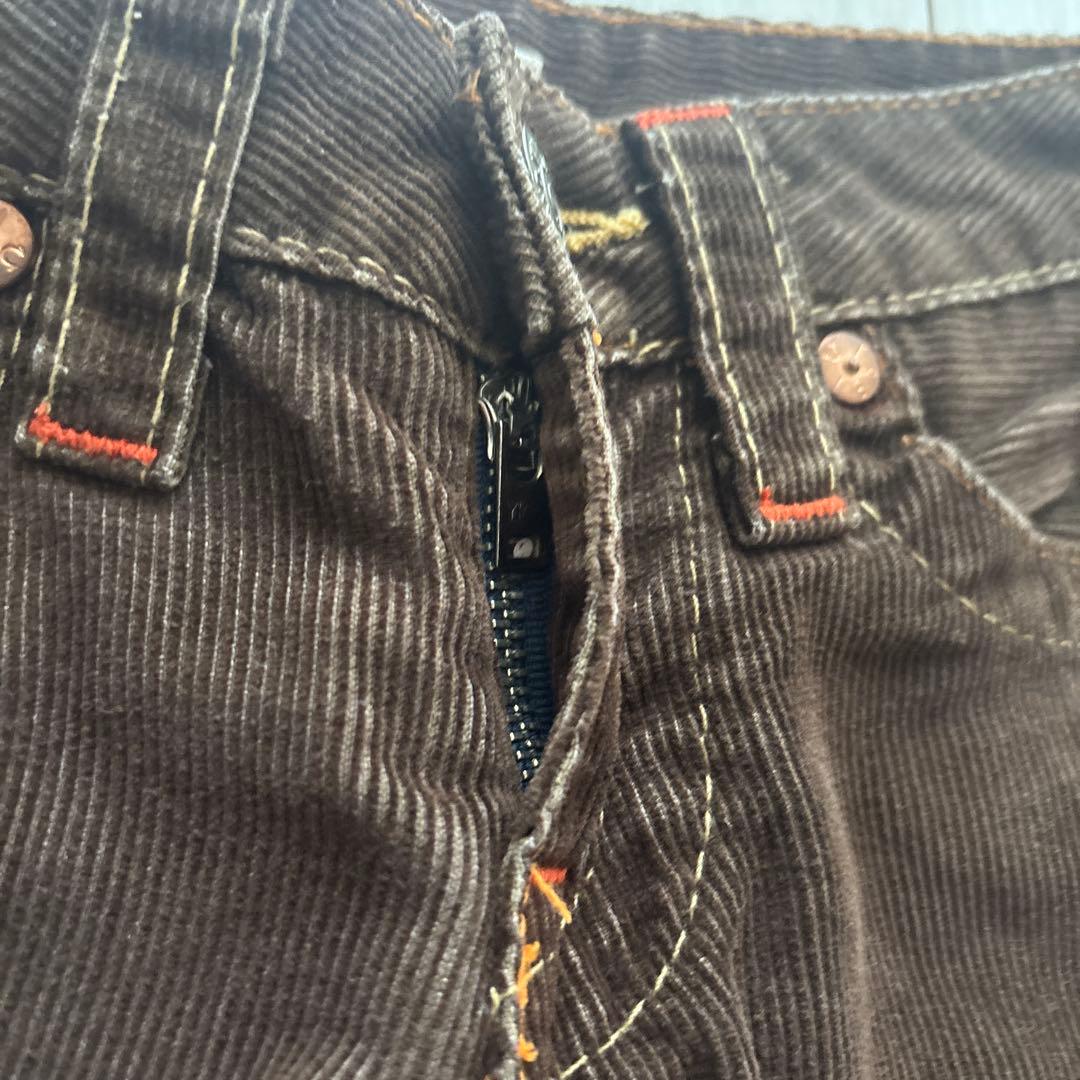 true religion フレアコーデュロイパンツ