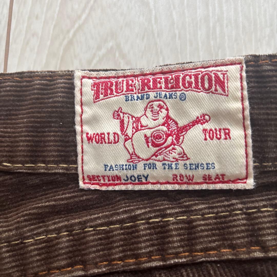 true religion フレアコーデュロイパンツ
