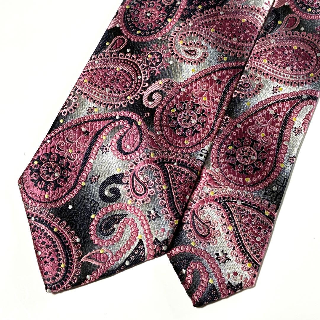 3794✨極美品✨ランバン ネクタイ ペイズリー 水玉 ピンドット