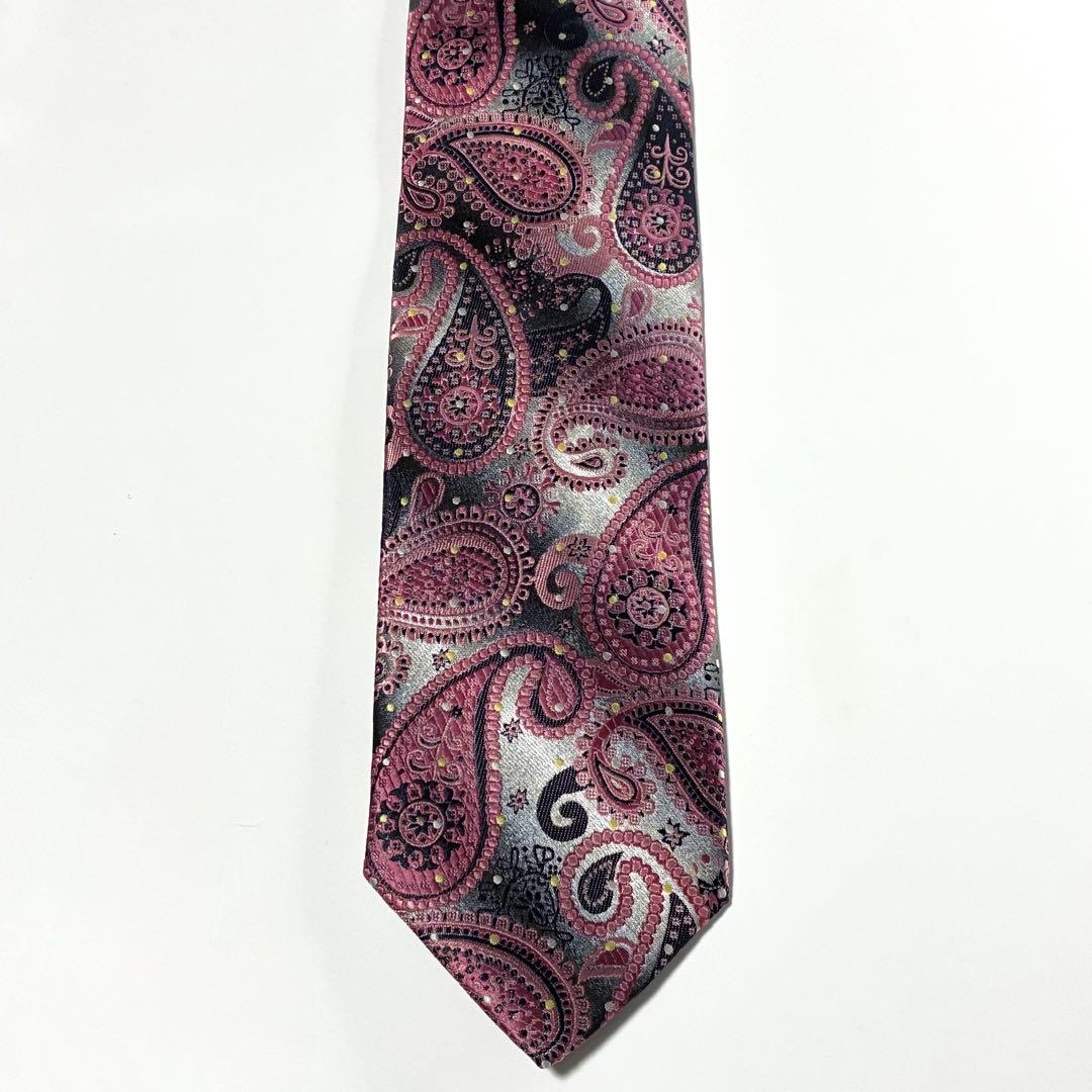 3794✨極美品✨ランバン ネクタイ ペイズリー 水玉 ピンドット