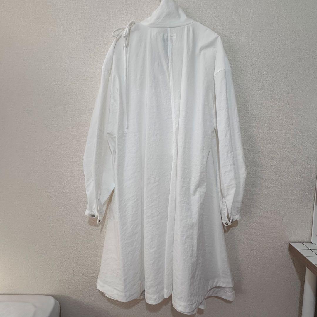 【タグ付、新品】PERNA ペルナ フリルレインポンチョ ロングコート