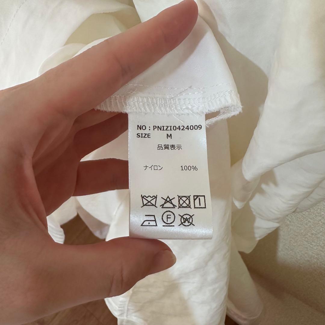 【タグ付、新品】PERNA ペルナ フリルレインポンチョ ロングコート