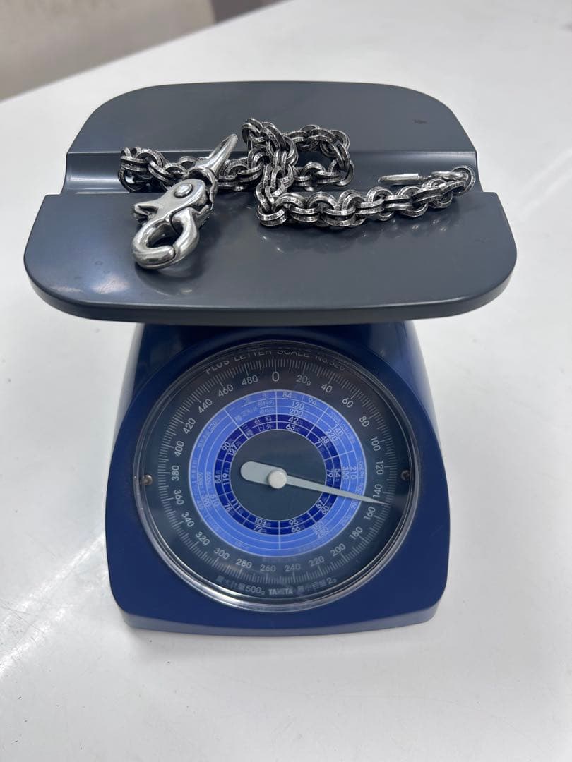 クロムハーツ 1クリップダブルBリング シルバーウォレットチェーン