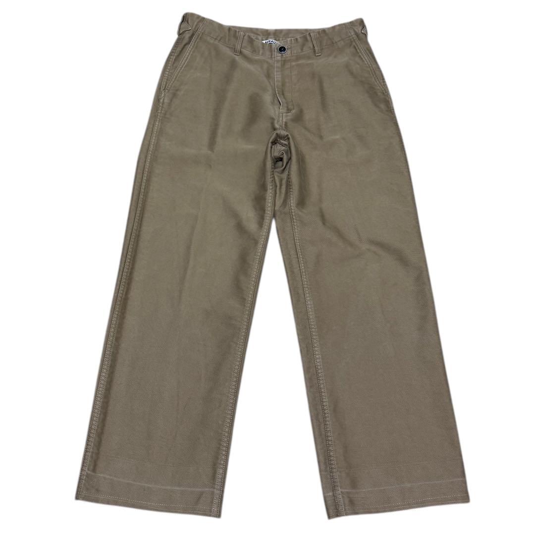 【AURALLE】FINX MOLESKIN WIDE PANTS 4