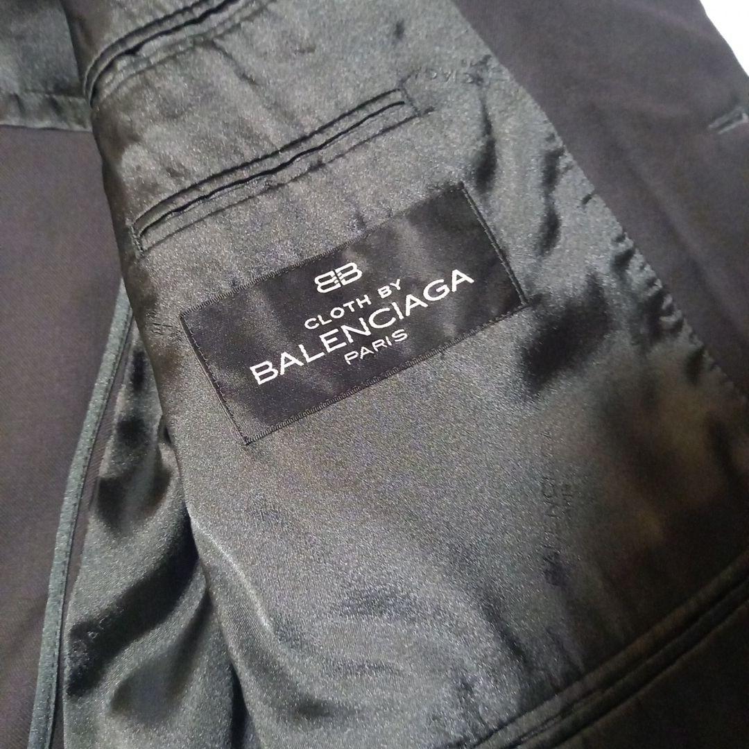 BALENCIAGA ブラックスーツセット　ベスト付き