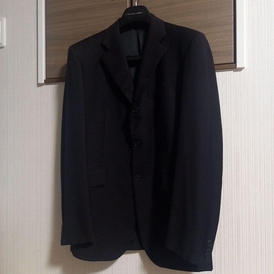 BALENCIAGA ブラックスーツセット　ベスト付き