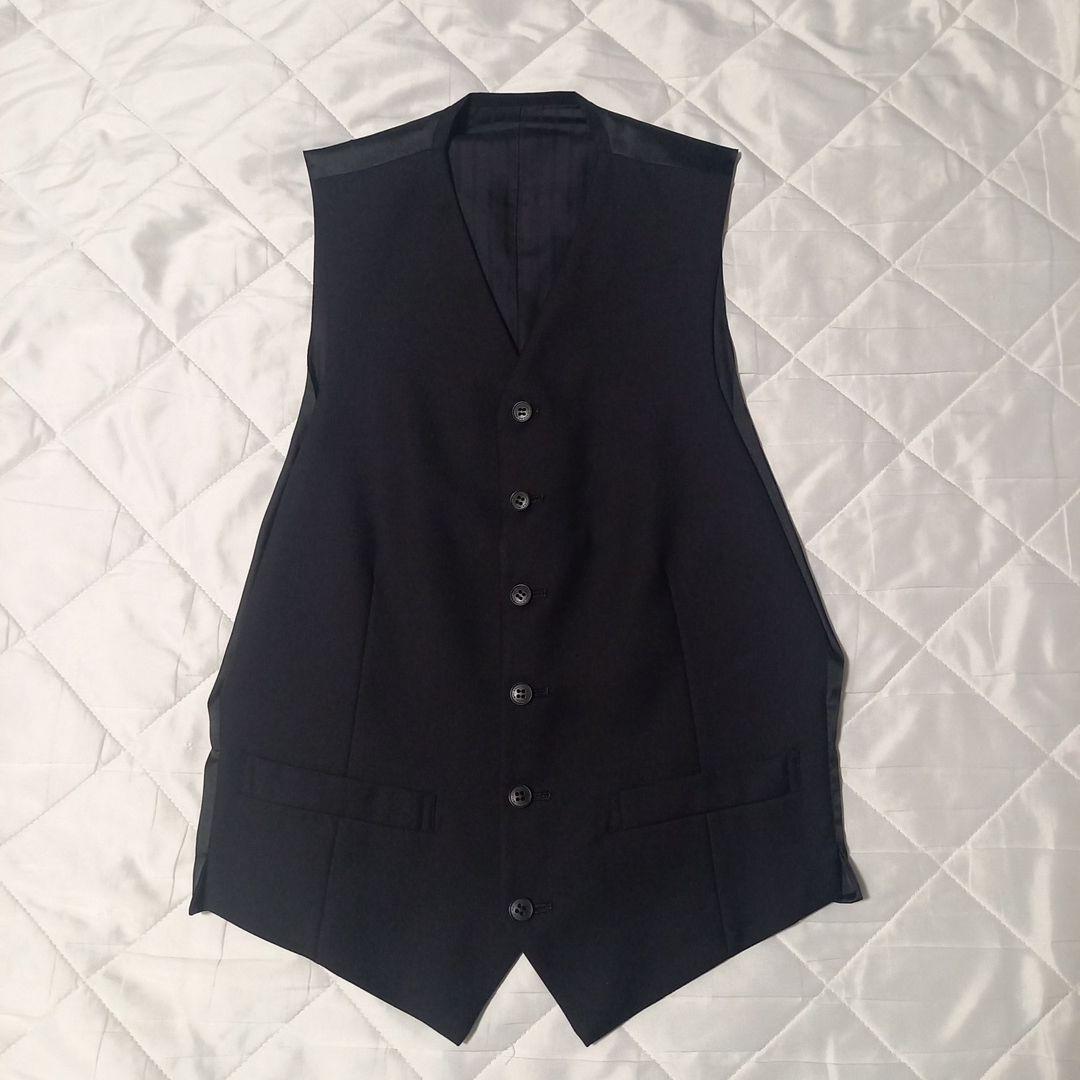 BALENCIAGA ブラックスーツセット　ベスト付き