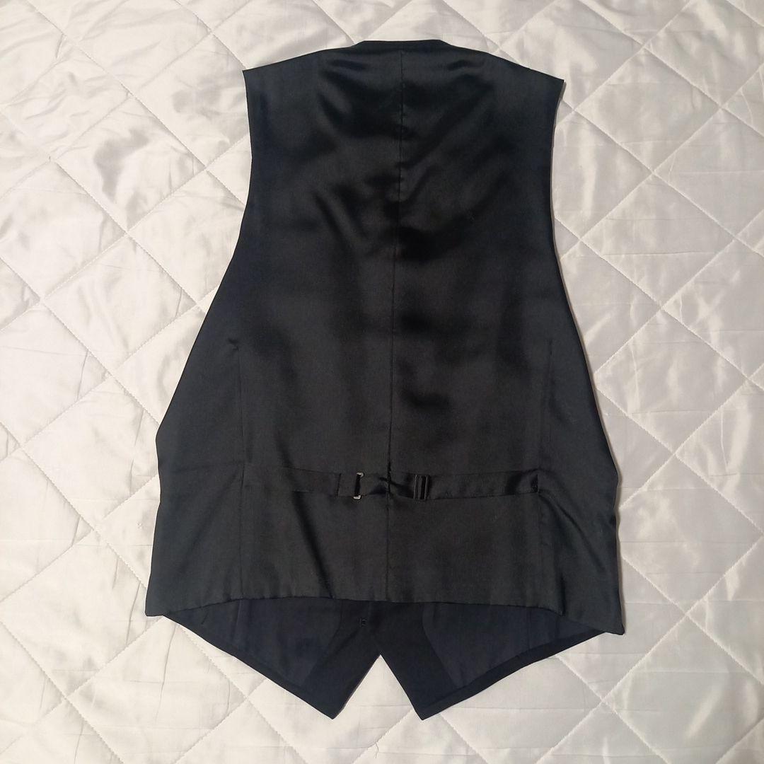 BALENCIAGA ブラックスーツセット　ベスト付き